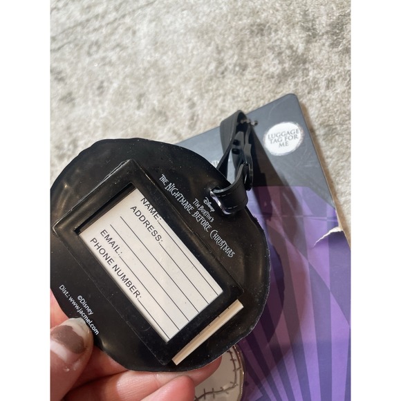Disney Nightmare Before Christmas‎ Keychain Luggage Tag Set New - Picture 3 of 4